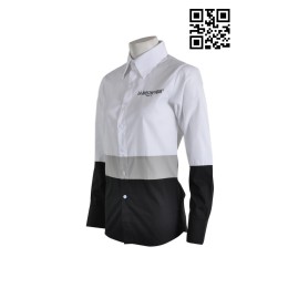 R170 custom logo blouses design company R170 custom logo blouses design company